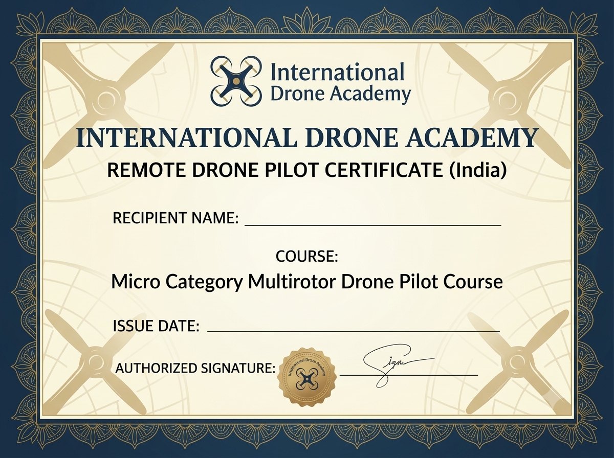 Remote drone pilot certificate (India)